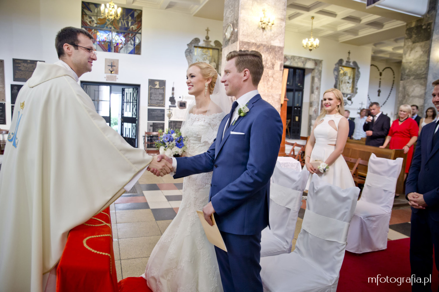 fotografia ślubu - życzenia od księdza